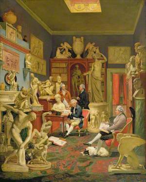 Charles Townley and Friends in His Library at Park Street, Westminster