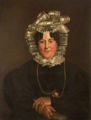 Portrait of a Lady with a Fancy Bonnet