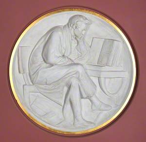 Collins the Poet Contemplating the Holy Bible – Monument to William Collins (1721–1759)