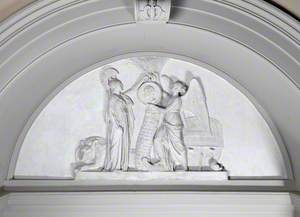 Britannia and Victory Raising a Medallion Portrait – Monument to Captain Ralph Willett Miller (1762–1799)