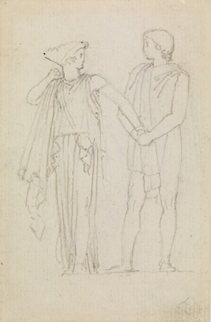 A Man and Woman, Wearing Classical Dress