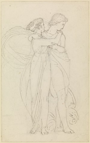 Two Figures in Classical Dress