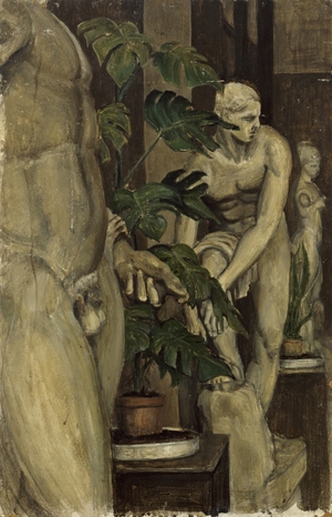 Two Figures in an Interior
