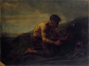 Peasant Discovering a Vessel Containing Gold Coins