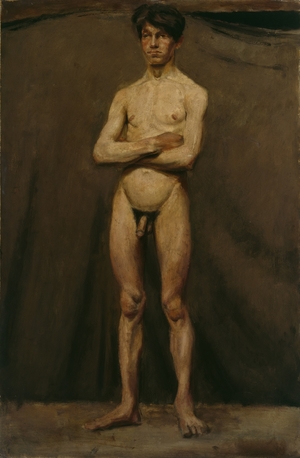 Male Figure Standing with Arms Folded