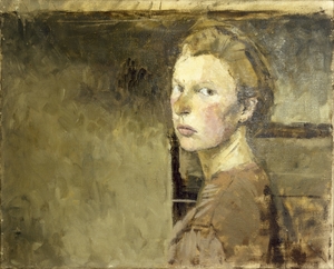 Head of a Woman (Self Portrait)
