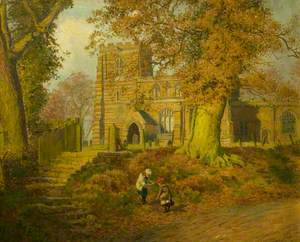 November Sunshine, Lowesby Church, Leicestershire