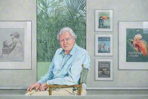 Attenborough in Paradise (Portrait of Sir David Attenborough)