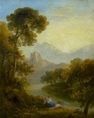 Landscape with a Castle and a River