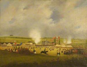 The Opening of the Leicester and Swannington Railway (The Arrival of the First Train at Bagworth, 17 July 1832)