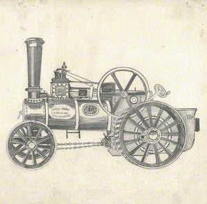 Early Steam-Powered Vehicle