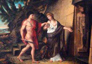 Theseus and Ariadne at the Entrance of the Labyrinth