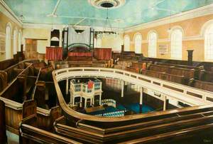Interior of the Central Baptist Church, Leicester (1920–1983)