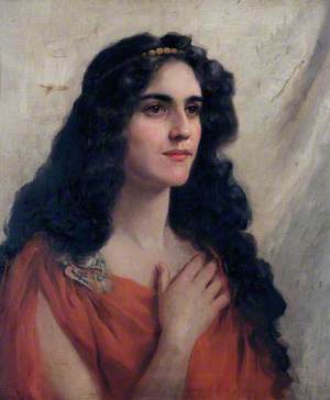 Portrait of an Unknown Woman in Red