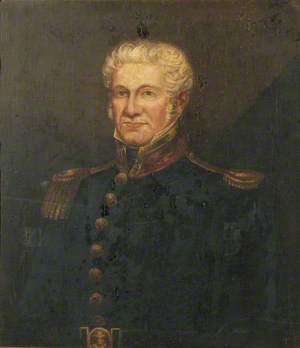 Portrait of an Unknown Man in Military Uniform