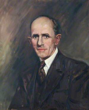 Portrait of an Unknown Man in a Dark Suit and a Tie