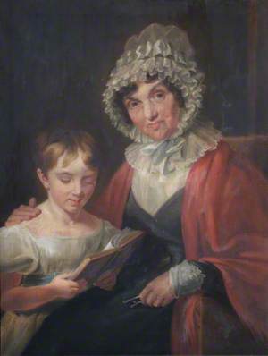 Sarah Lea, Wife of Thomas Wright Hill, and Her Daughter
