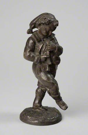 Boy Playing Bagpipes*