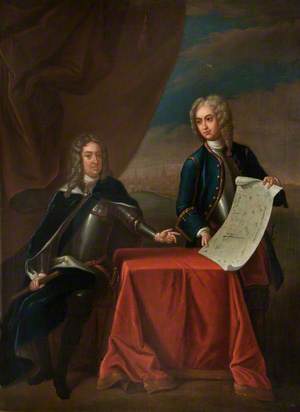 John Churchill (1650–1722), 1st Duke of Marlborough, and Colonel John Armstrong (1674–1742), Surveyor General of the Ordnance, Tower of London