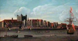 View of the Tower of London and the River Thames, c.1700