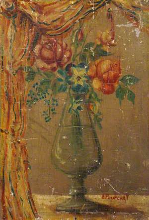 Study of Flowers and a Vase