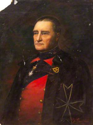 Portrait of an Unknown Knight in Red Uniform