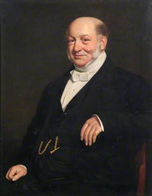 Portrait of an Unknown 19th-Century Gentleman in Black