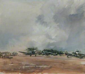 Spitfires at Mingaladon, Rangoon