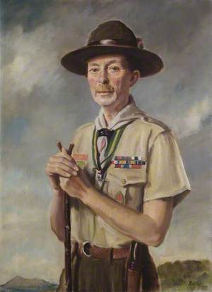 Lord Somers (1887–1944), KCMG, DSO, MC, as Chief Scout