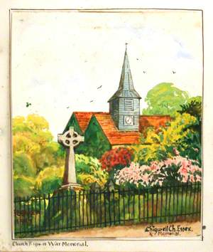 Church and 1914–1918 War Memorial, Chigwell, Essex