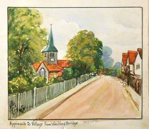 Approach to Village from Woodford Bridge, Chigwell, Essex