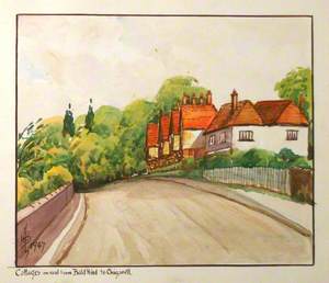 Cottages on Road from Bald Hind to Chigwell, Essex