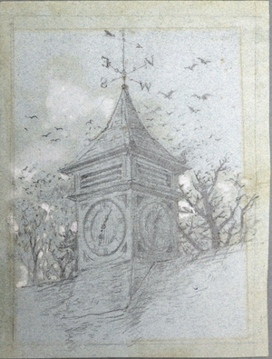 The Clock from Ford's Schoolm Whalebone Lane, Chadwell Heath, 1888