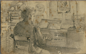 Man Seated at a Piano