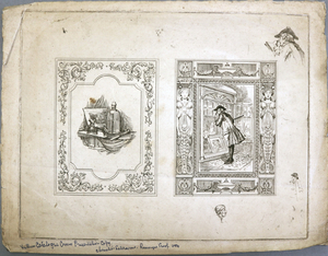 Vellum Catalogue Covers Presentation Copy, Christies Salerooms, Remarque Proof, 1884