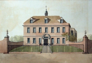 The Manor House of Westbury, Barking, 1810