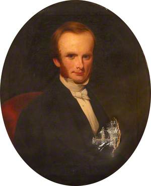 Portrait of a Man with a Prominent Forehead