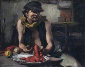 Man with a Lobster