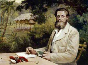 Alfred Russel Wallace at His Table