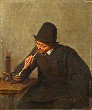 A Man Smoking