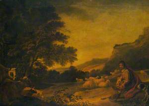 Landscape with Cattle (A Young Shepherd with his Flock)