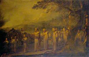 Funeral Procession of a White Friar