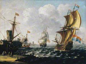 Dutch Levanters in a Rough Sea