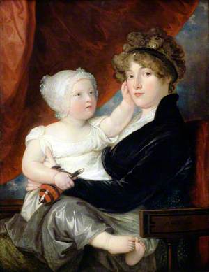 Mrs Benjamin West II with Her Son, Benjamin West III