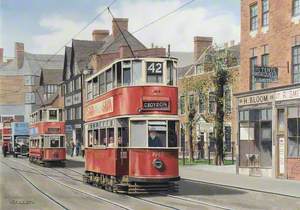 London Tramways Car in Croydon