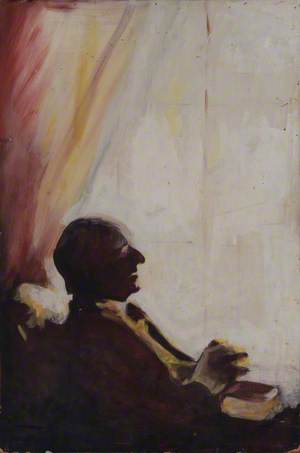 Seated Man in Profile