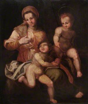 The Blessed Virgin with the Christ Child and Saint John the Baptist