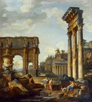 Landscape with the Arch of Constantine