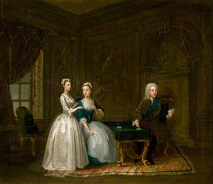 John Montagu (1690–1749), 2nd Duke of Montagu, Lady Mary Churchill and Their Daughter Mary