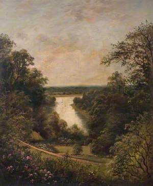 The Thames from the Terrace Gardens, Richmond, Surrey